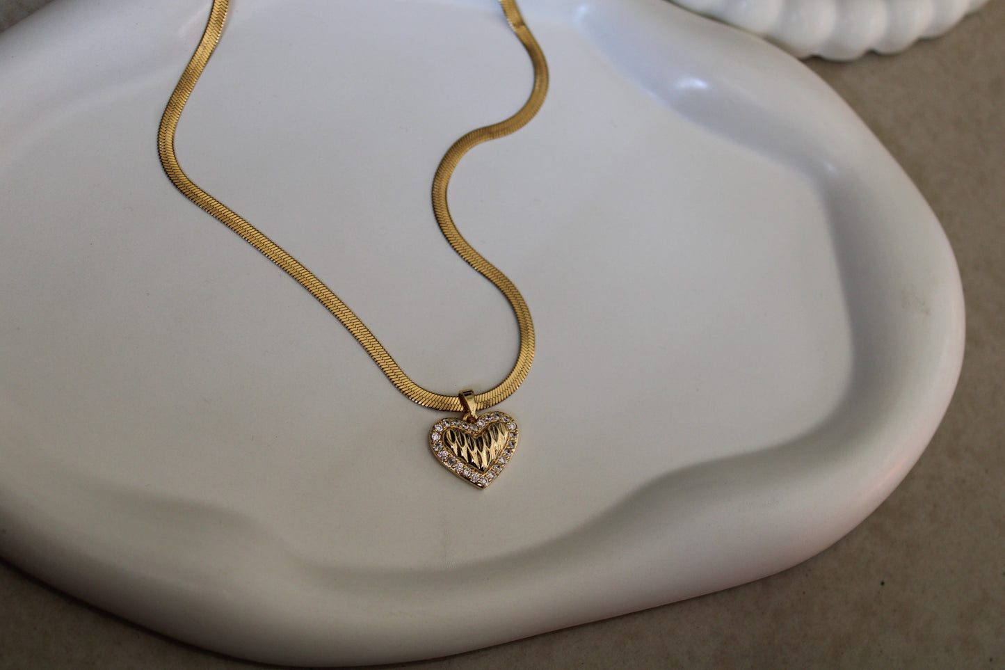 Queen of Hearts Stainless Steel Necklace