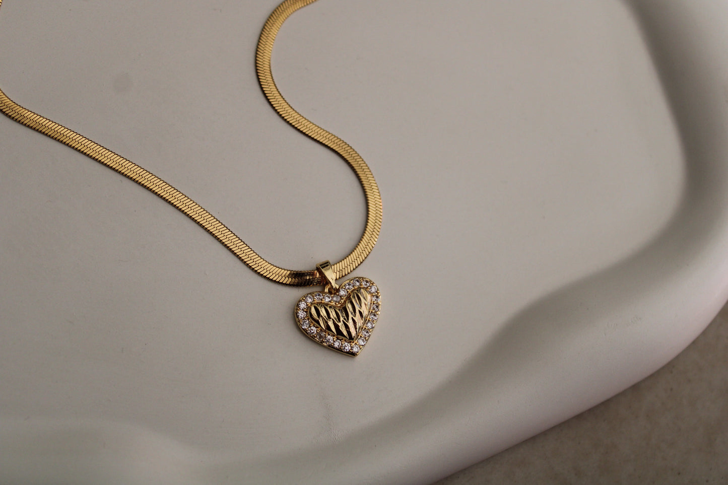 Queen of Hearts Stainless Steel Necklace
