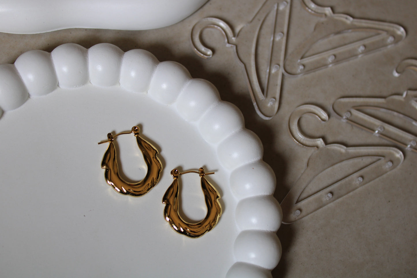 Rhea Stainless Steel Hoops
