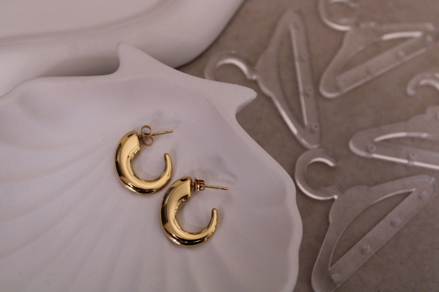 Amia Stainless Steel Hoops