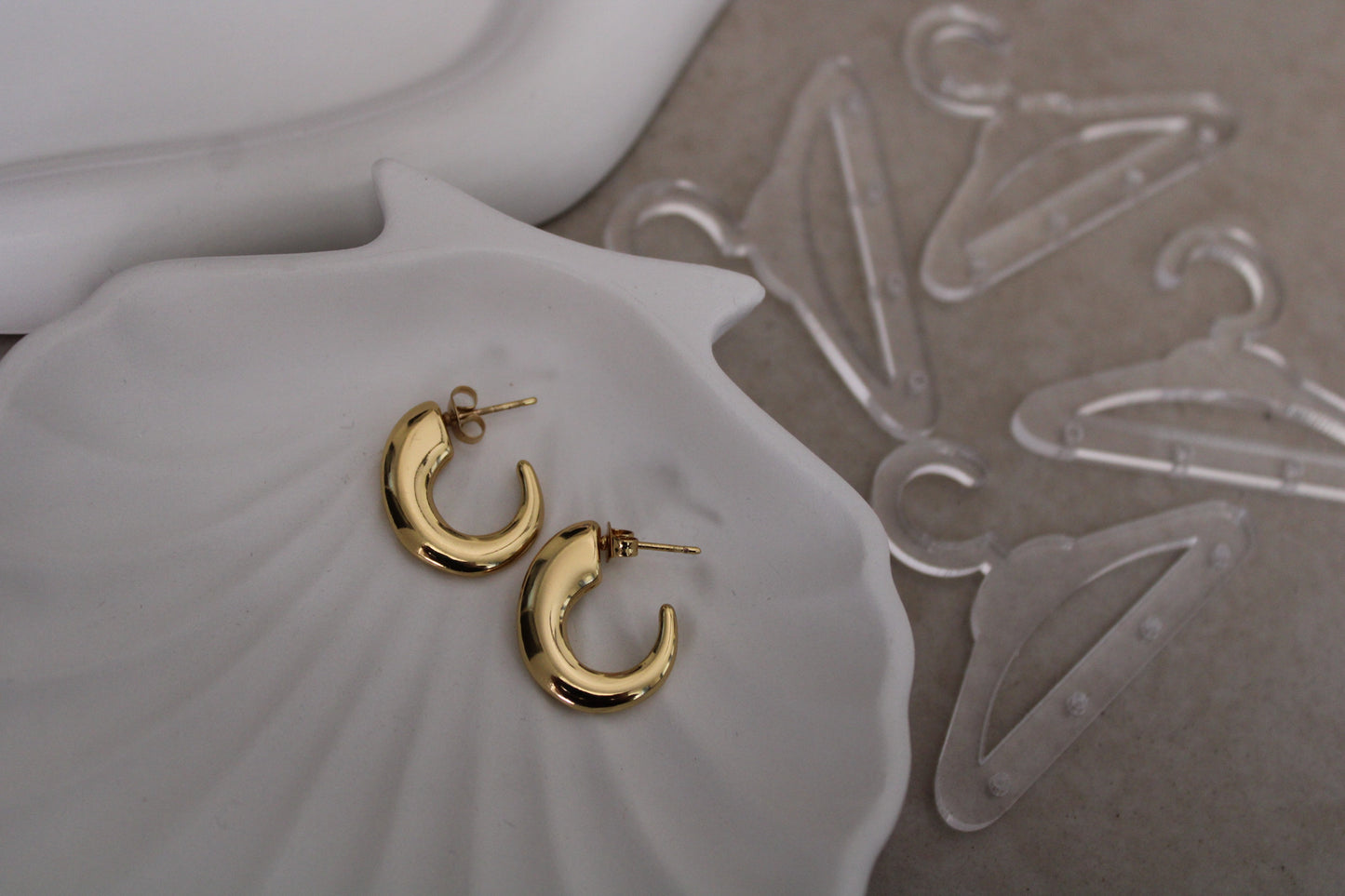 Amia Stainless Steel Hoops