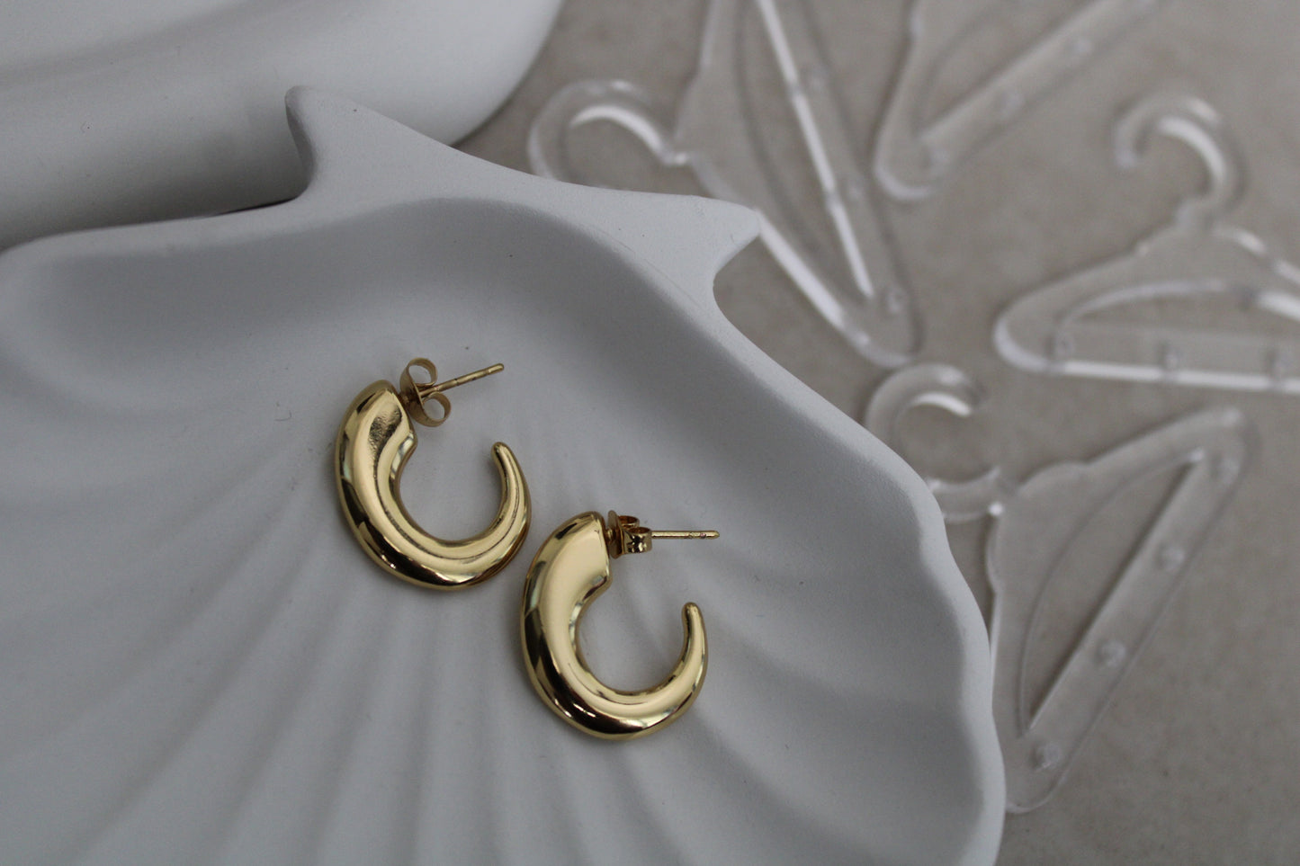 Amia Stainless Steel Hoops