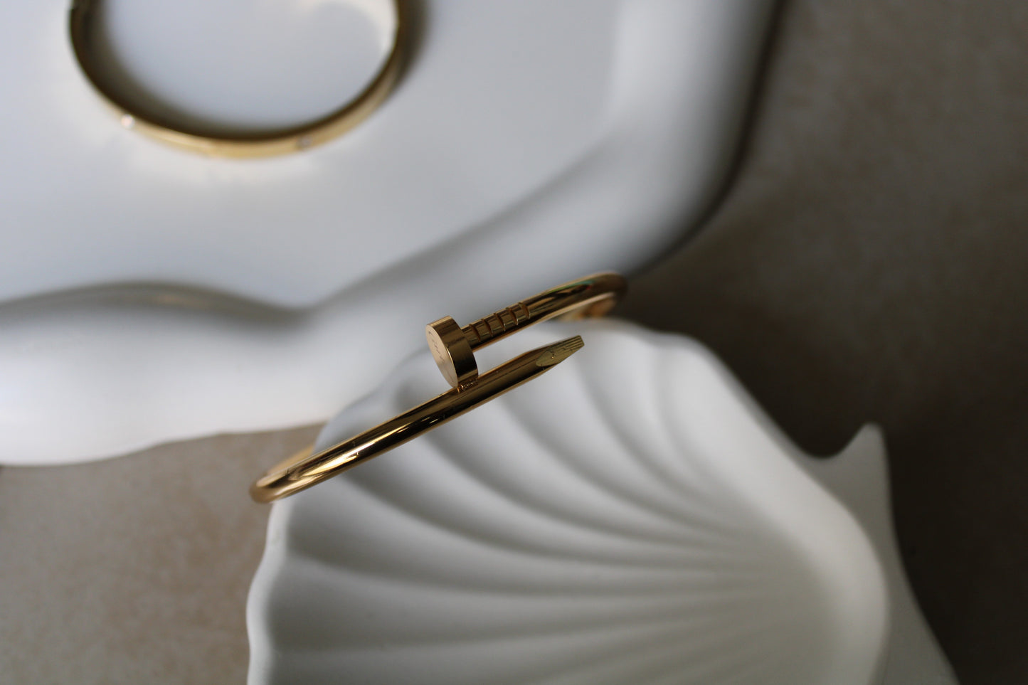 Gold Nail Stainless Steel Bracelet
