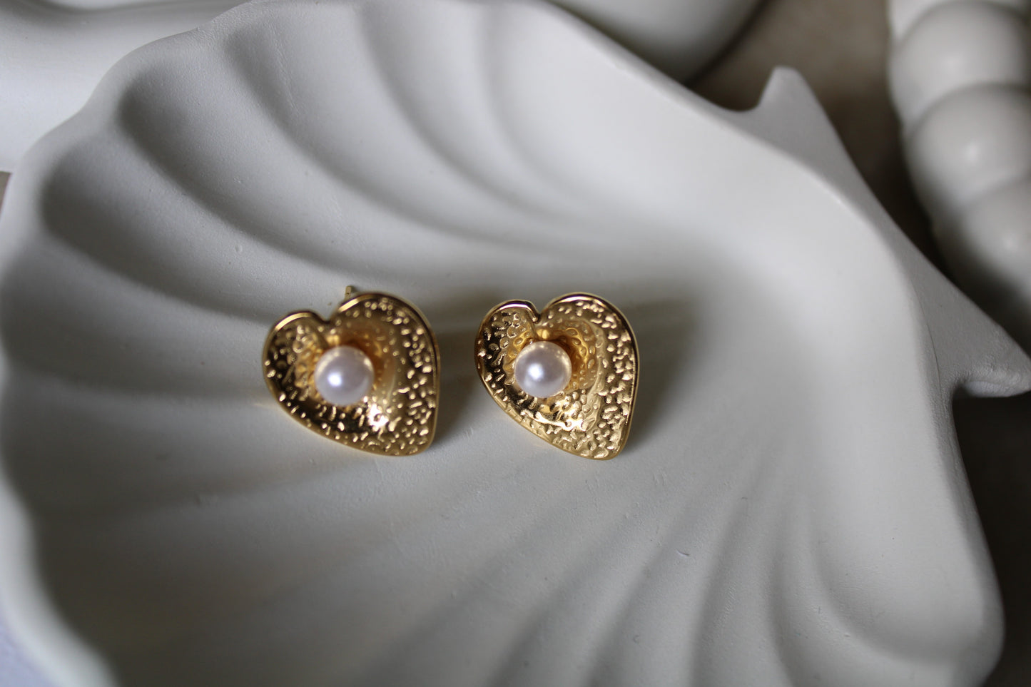 Evania Pearl Stainless Steel Studs