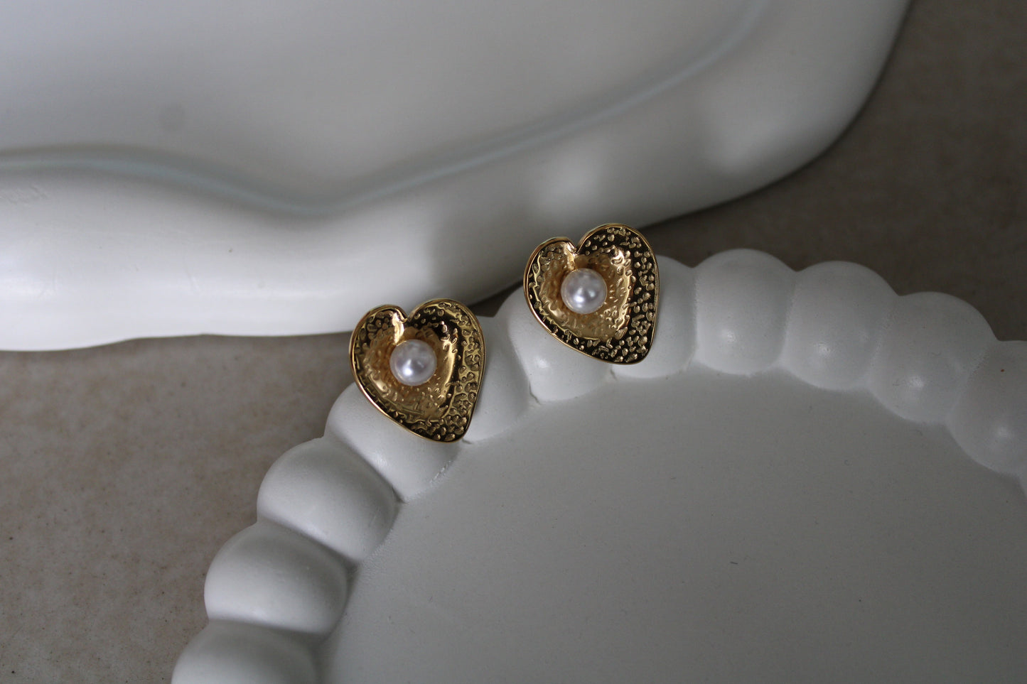 Evania Pearl Stainless Steel Studs