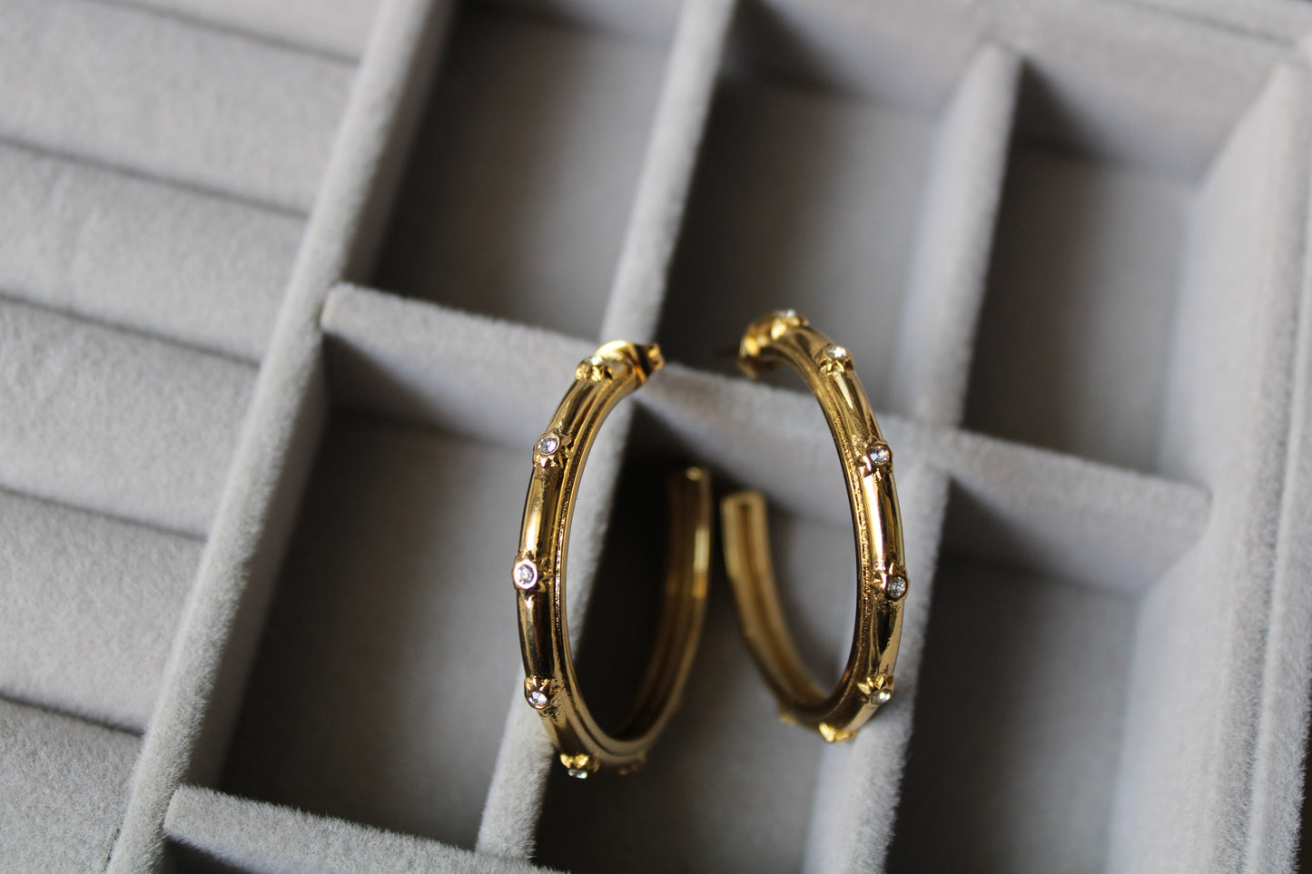 Twilight Stainless Steel Hoops