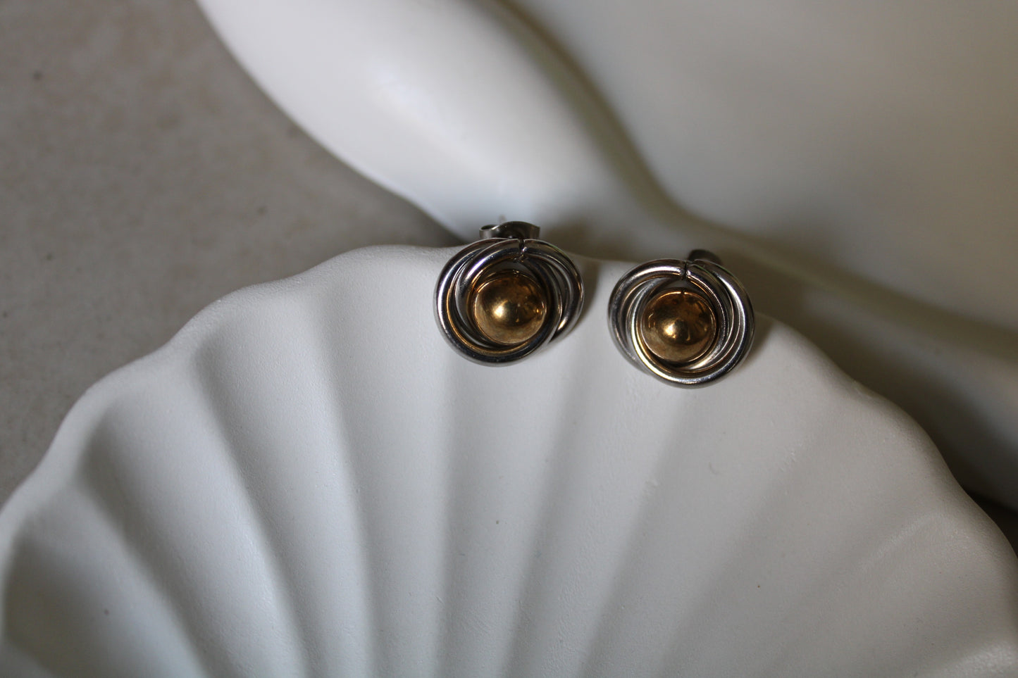 Gilver Soluna Stainless Steel Studs