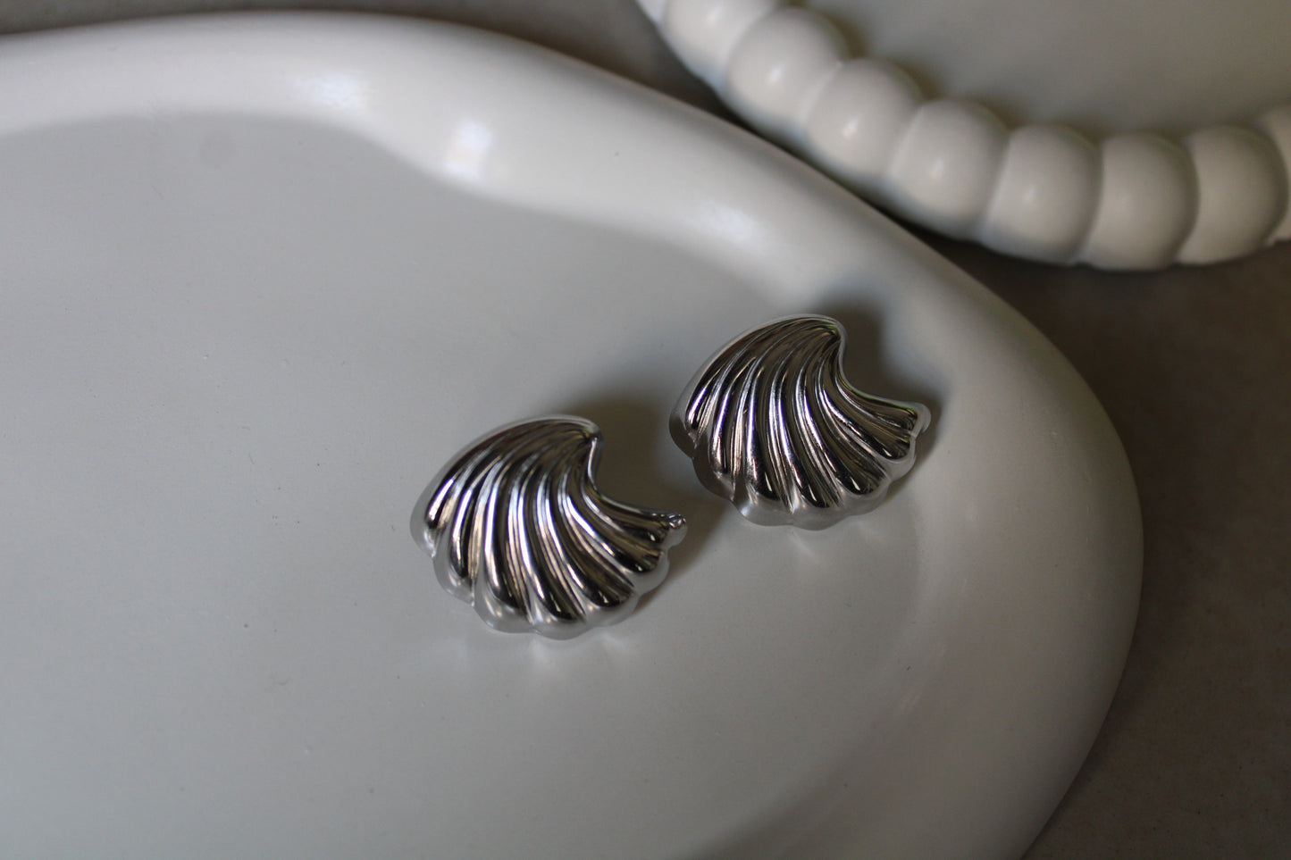 Concha Stainless Steel Studs