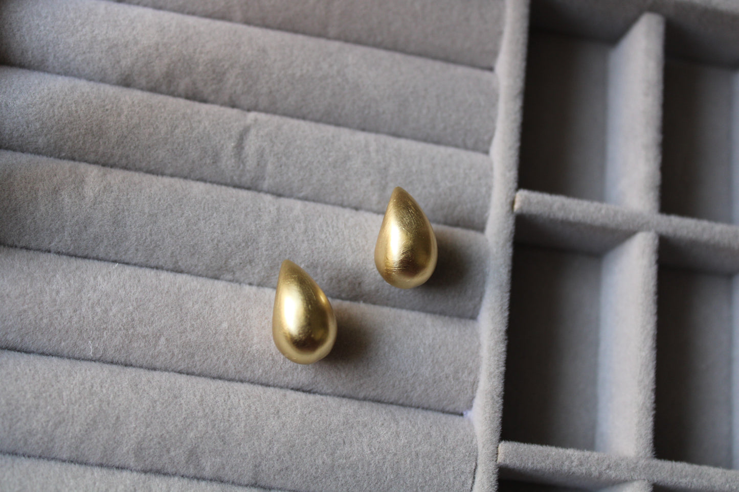 Mini Matte Bottega Stainless Steel Earrings