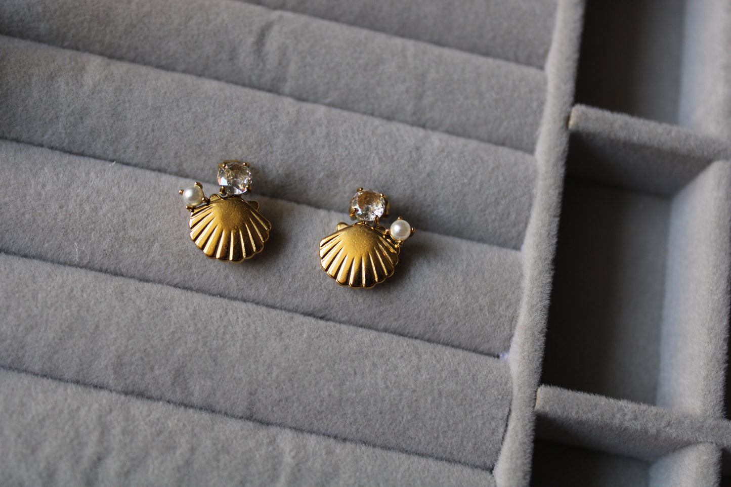 Ocean Whispers Stainless Steel Studs