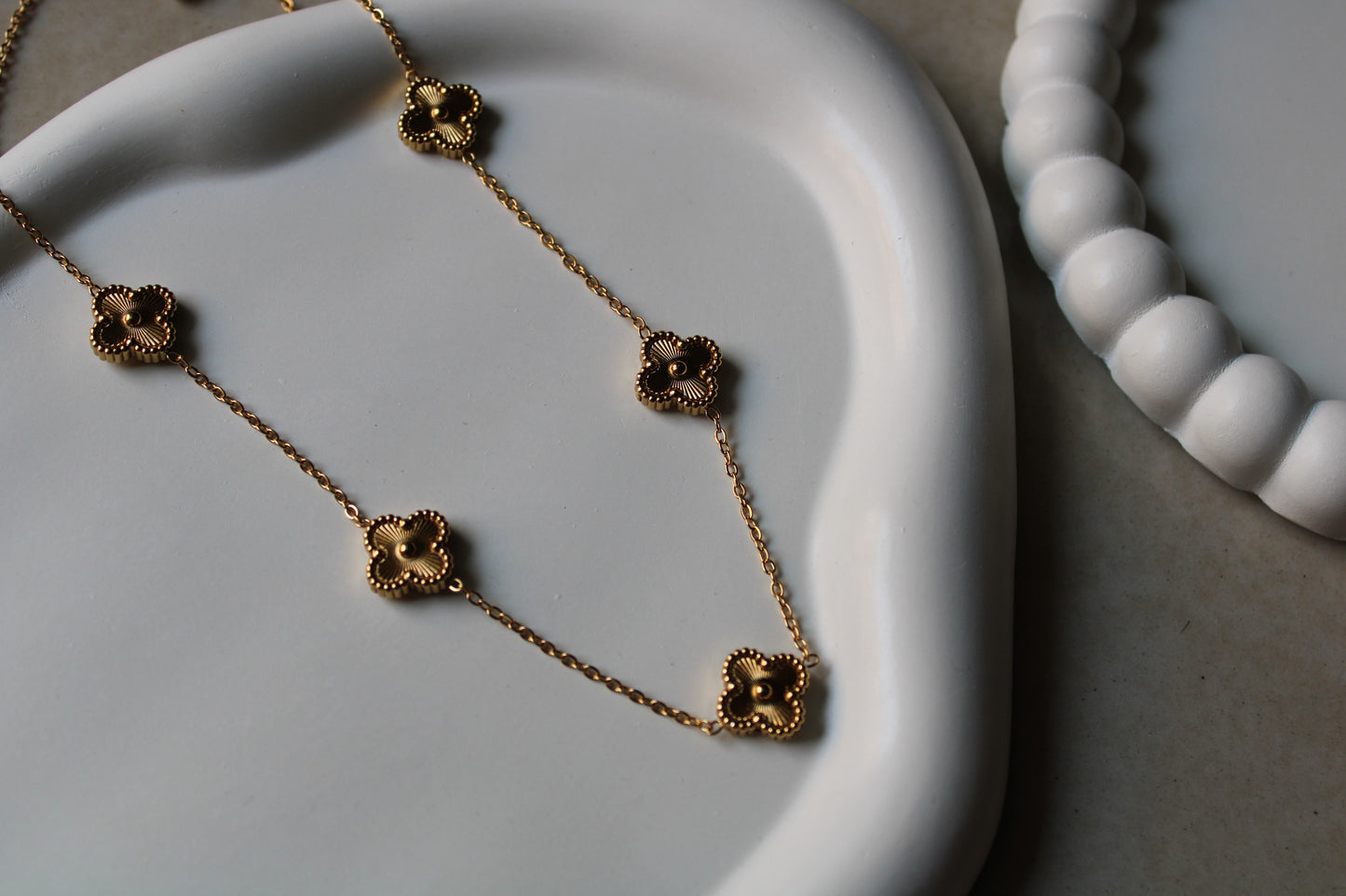 Felora Clover Stainless Steel Necklace