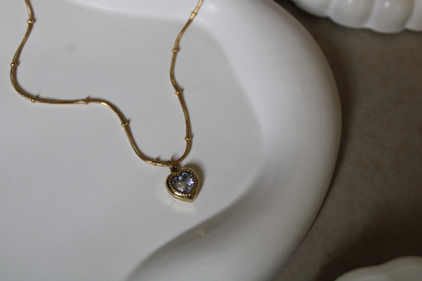 Glam Heart Stainless Steel Necklace