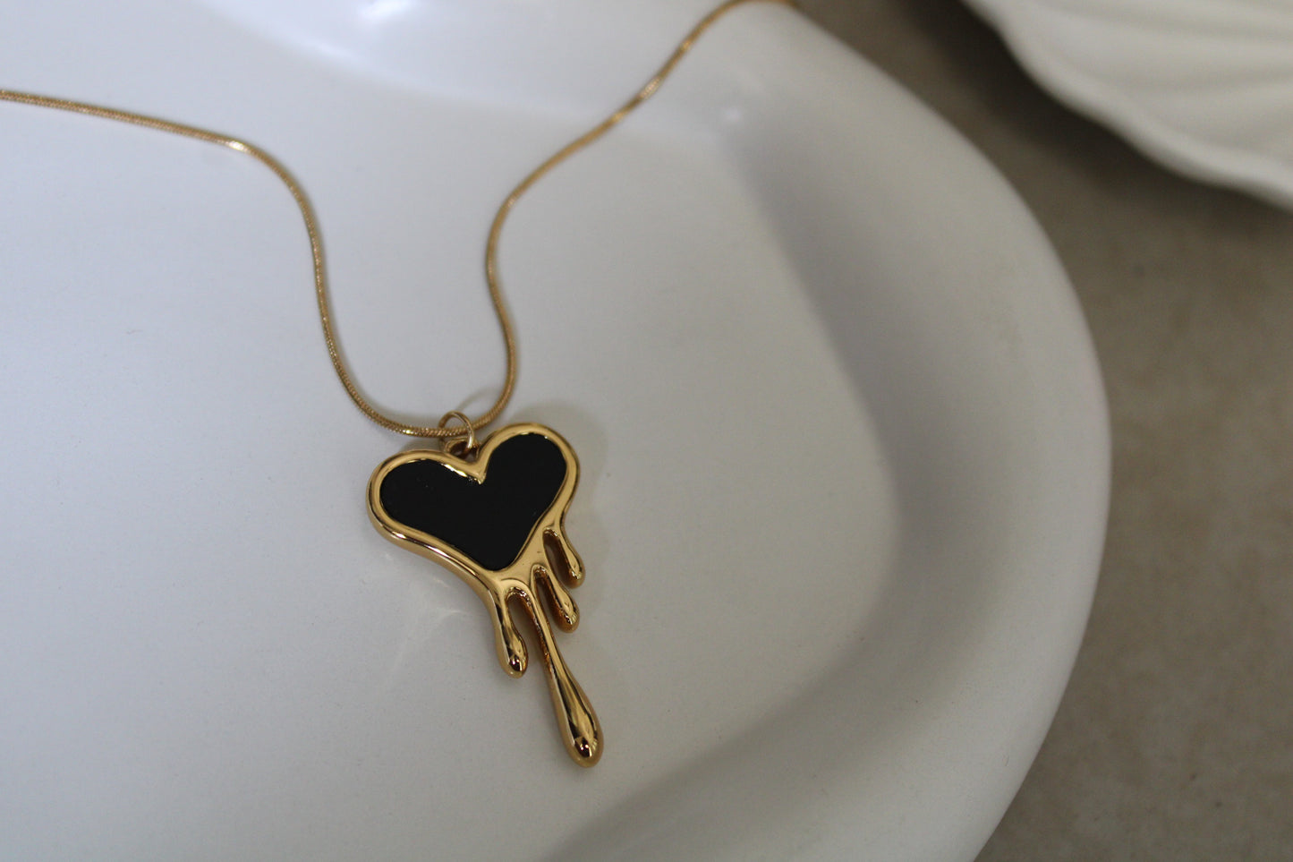 Molten Luxe Stainless Steel Necklace