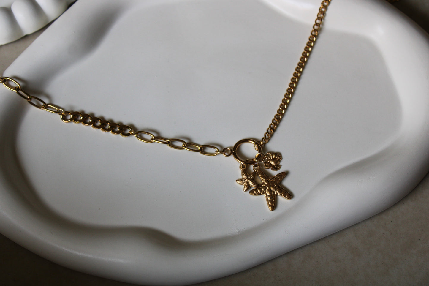 Coastal Charms Stainless Steel Necklace