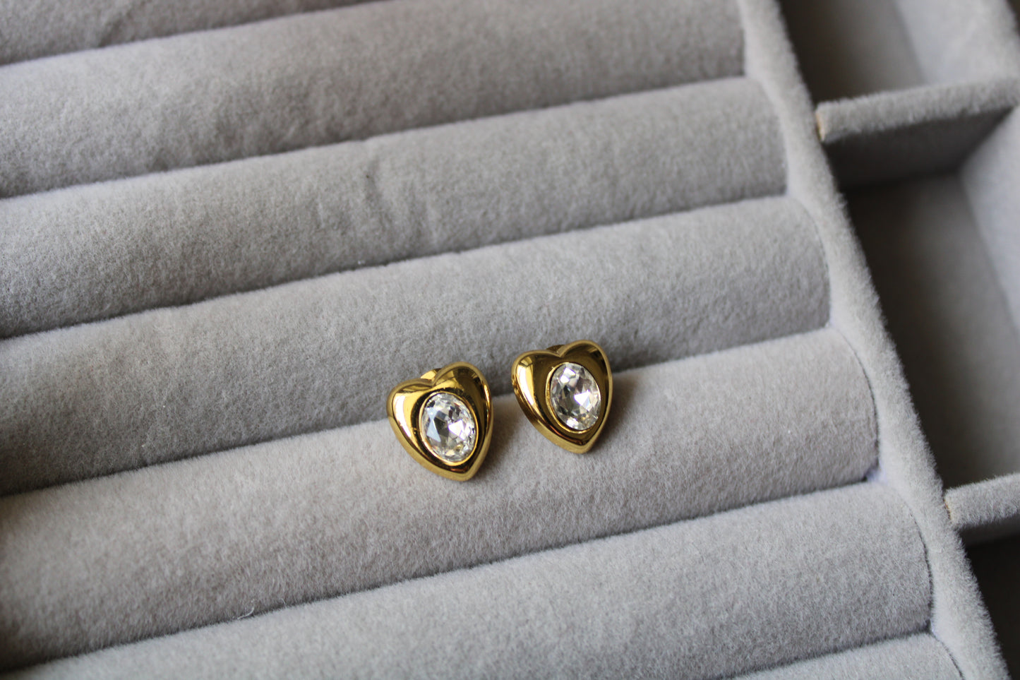 Twinkle Heart Stainless Steel Studs