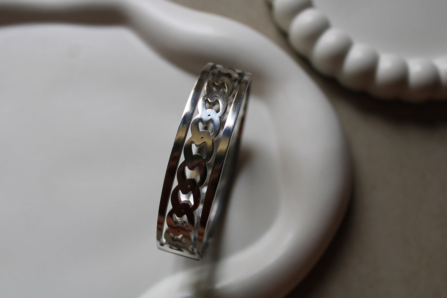 Silver Linklette Stainless Steel Bracelet