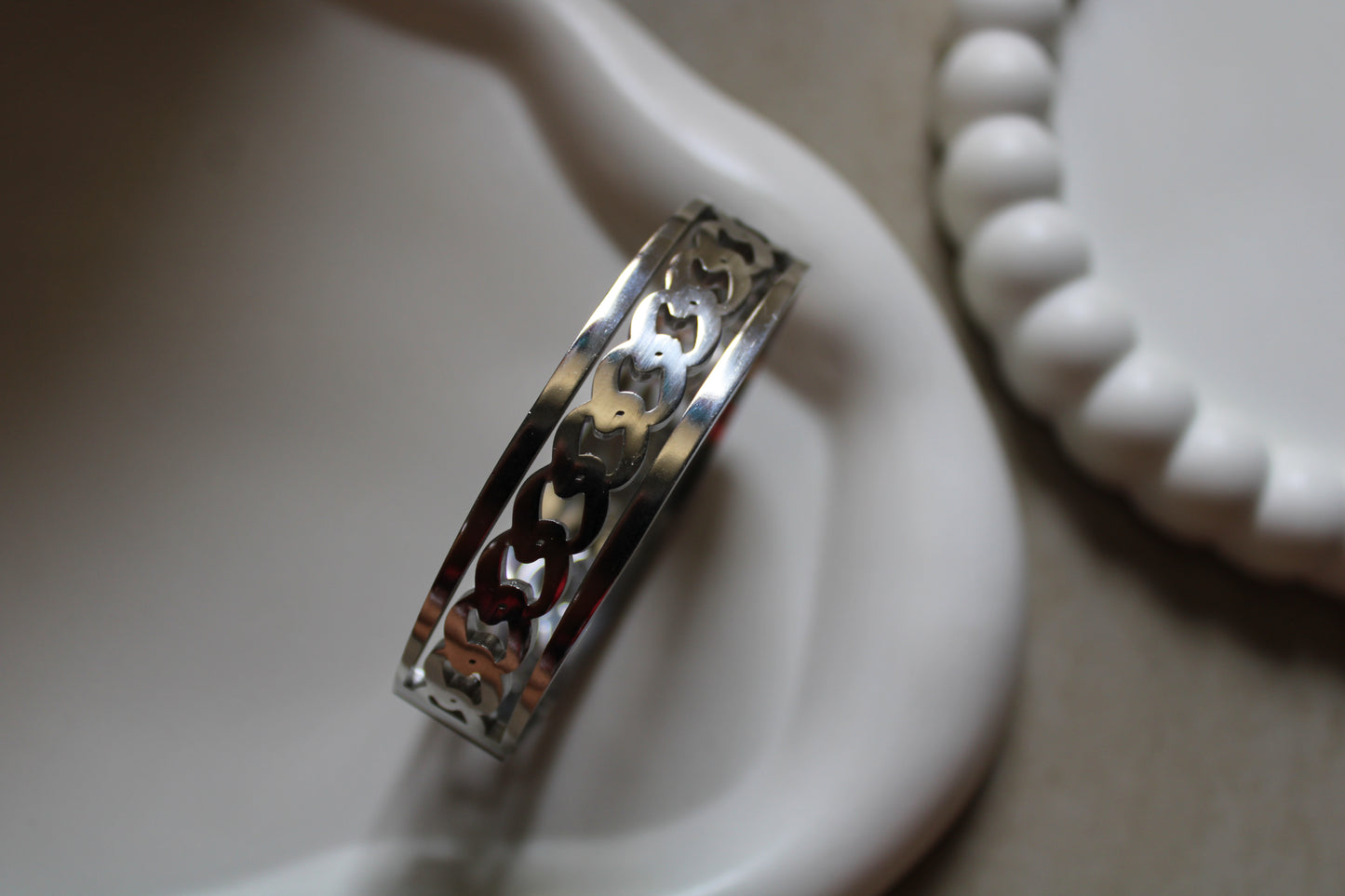 Silver Linklette Stainless Steel Bracelet