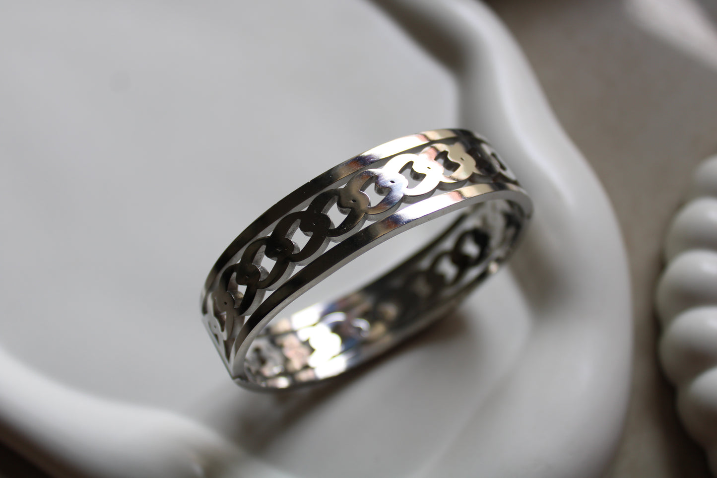 Silver Linklette Stainless Steel Bracelet