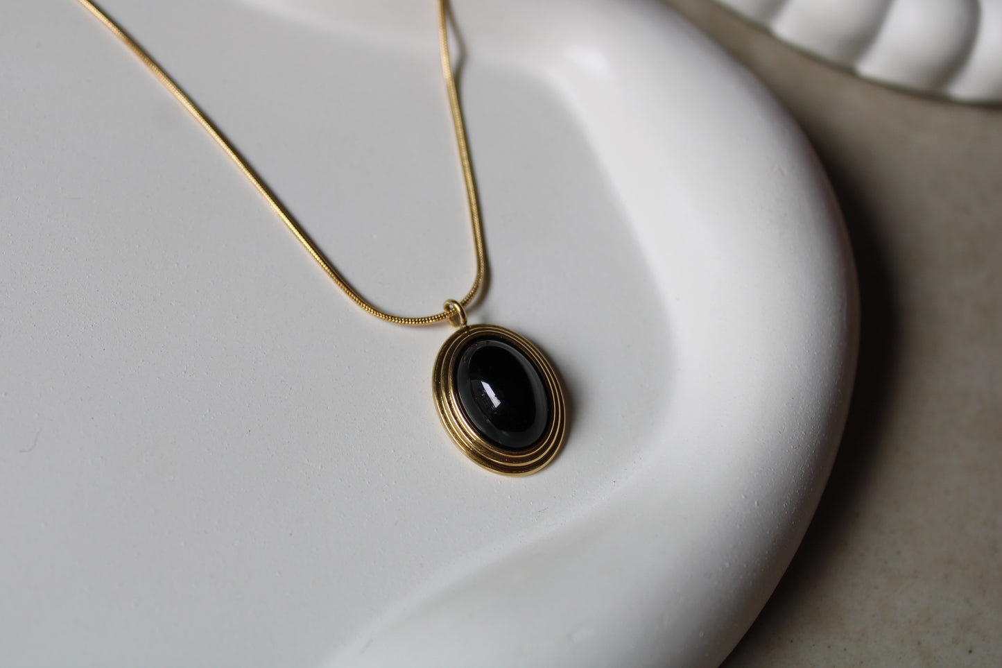 Night Owl Stainless Steel Necklace