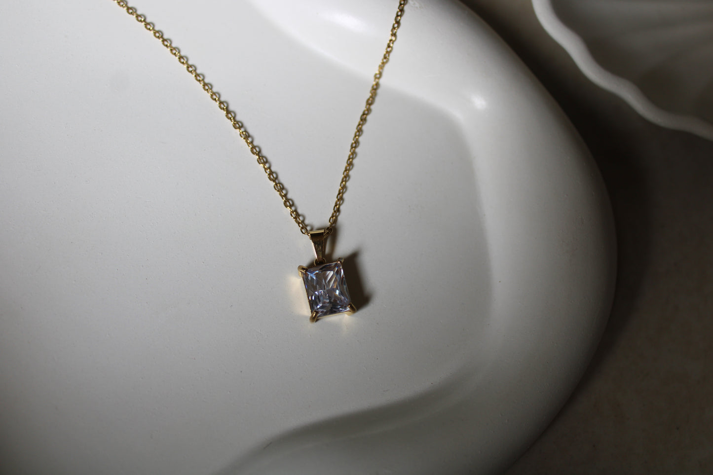 Frosty Stainless Steel Necklace