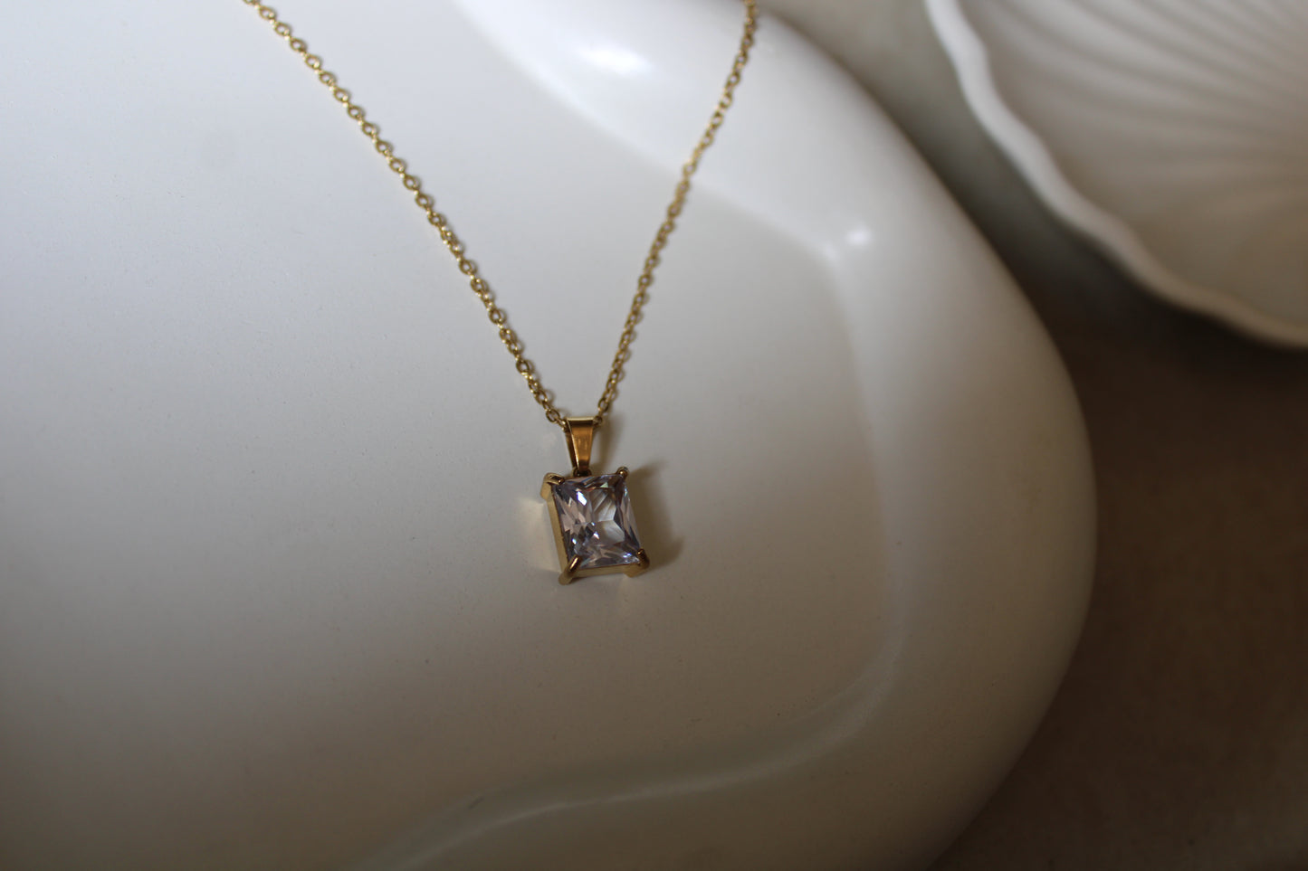 Frosty Stainless Steel Necklace