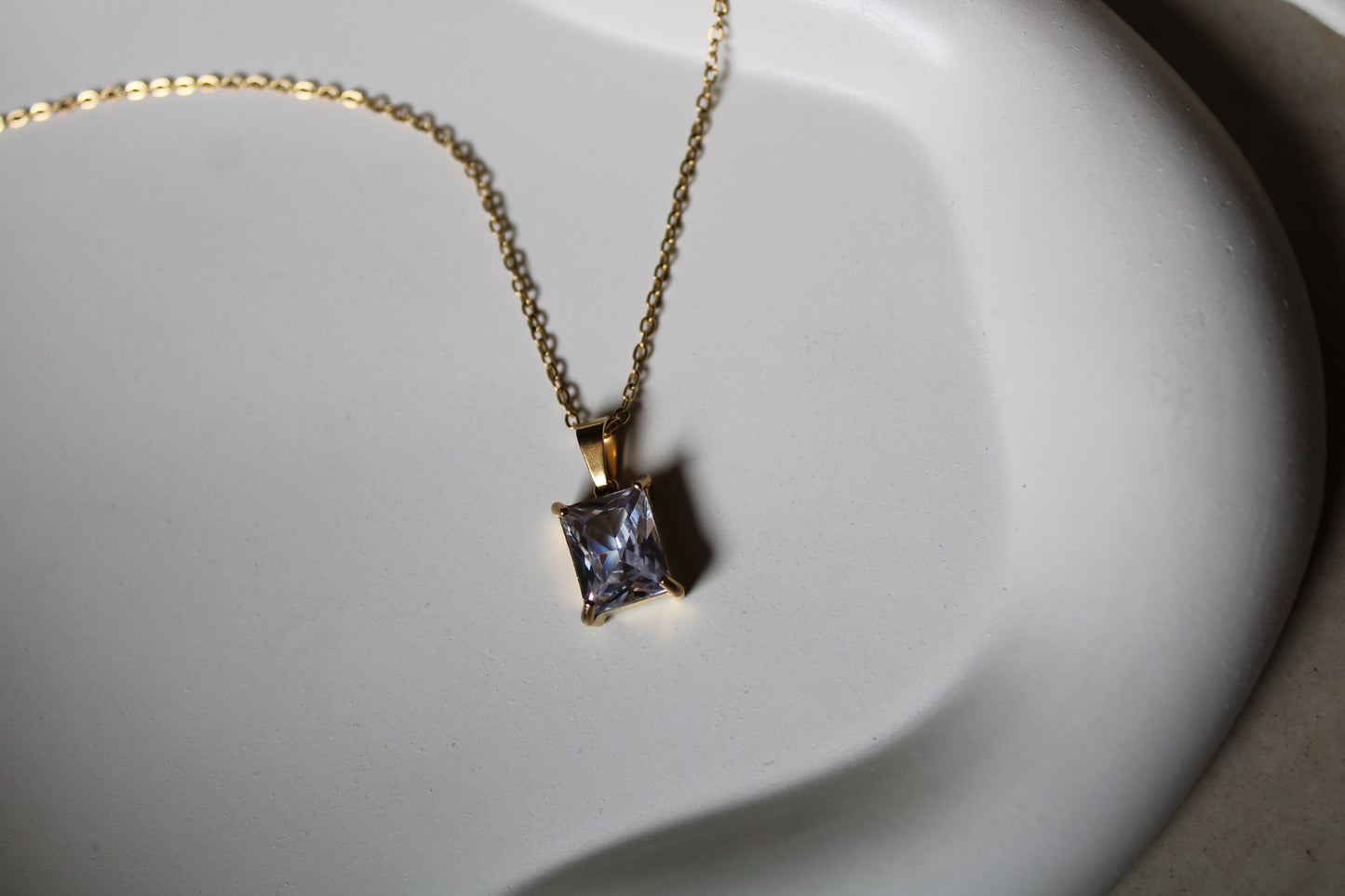 Frosty Stainless Steel Necklace