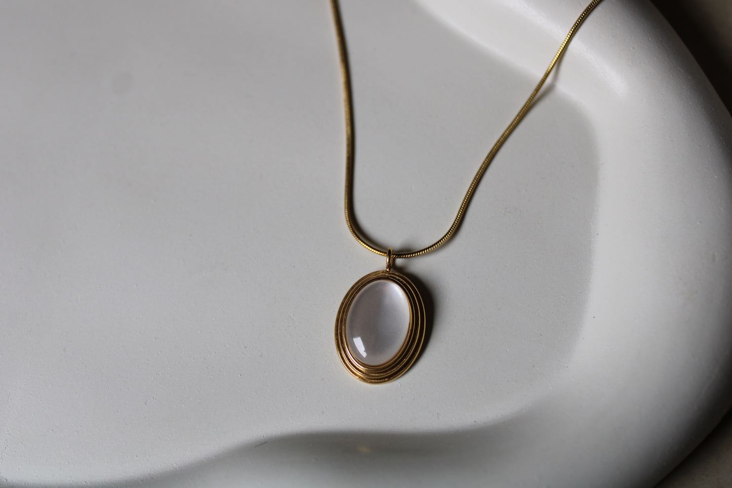 SnowLuxe Stainless Steel Necklace