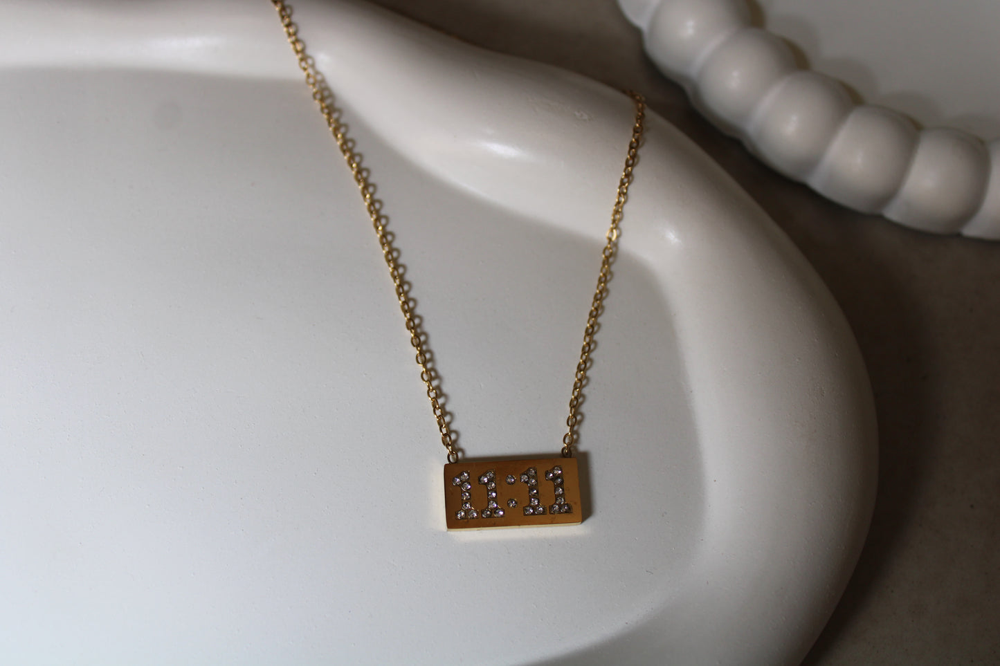 Glam 11:11 Stainless Steel Necklace