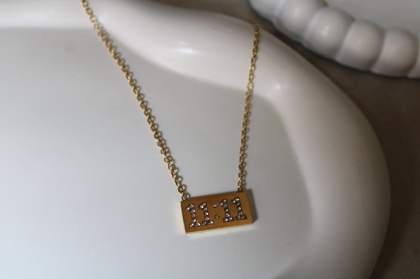Glam 11:11 Stainless Steel Necklace