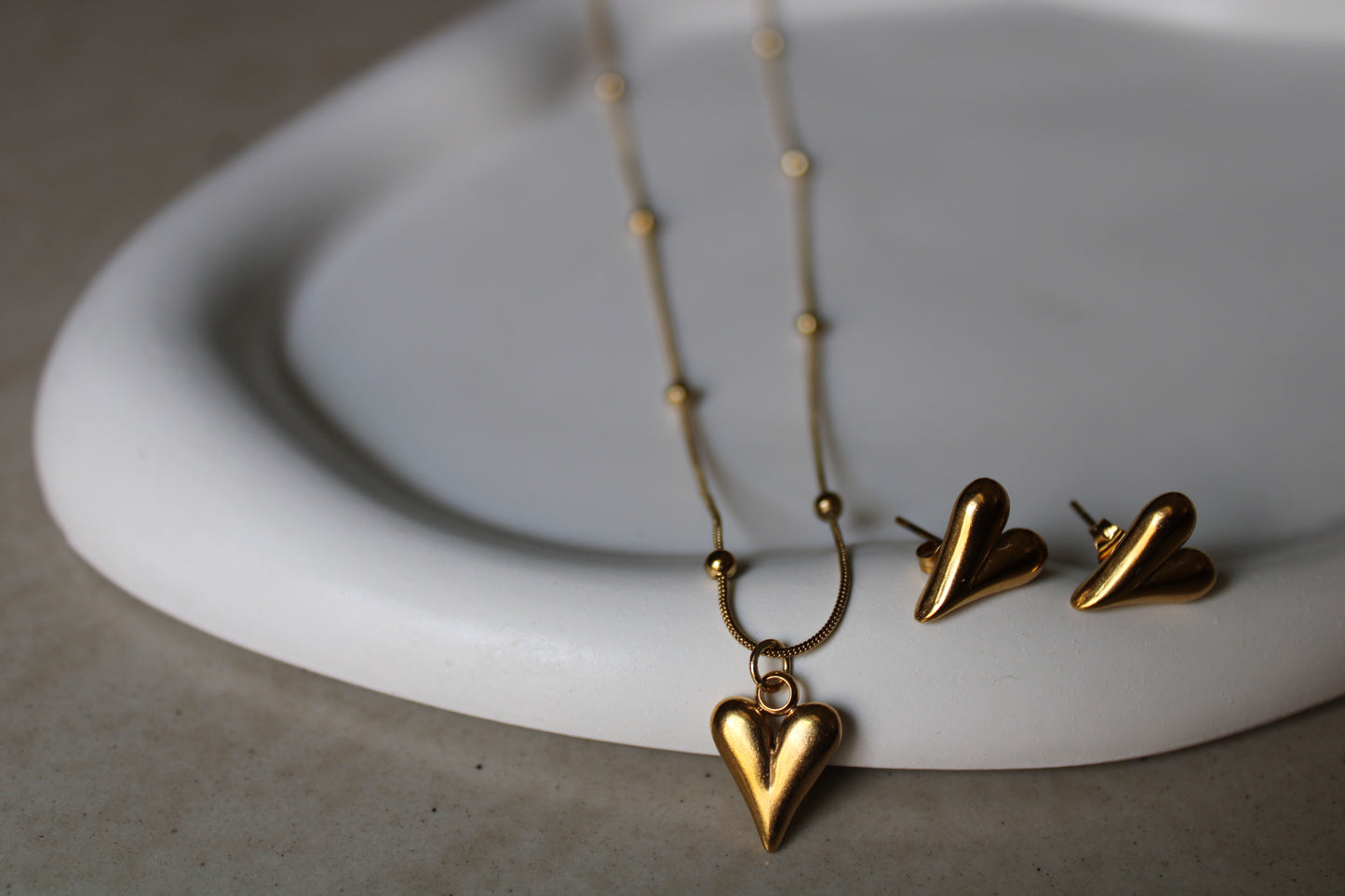 Velvet Heart Stainless Steel Combo