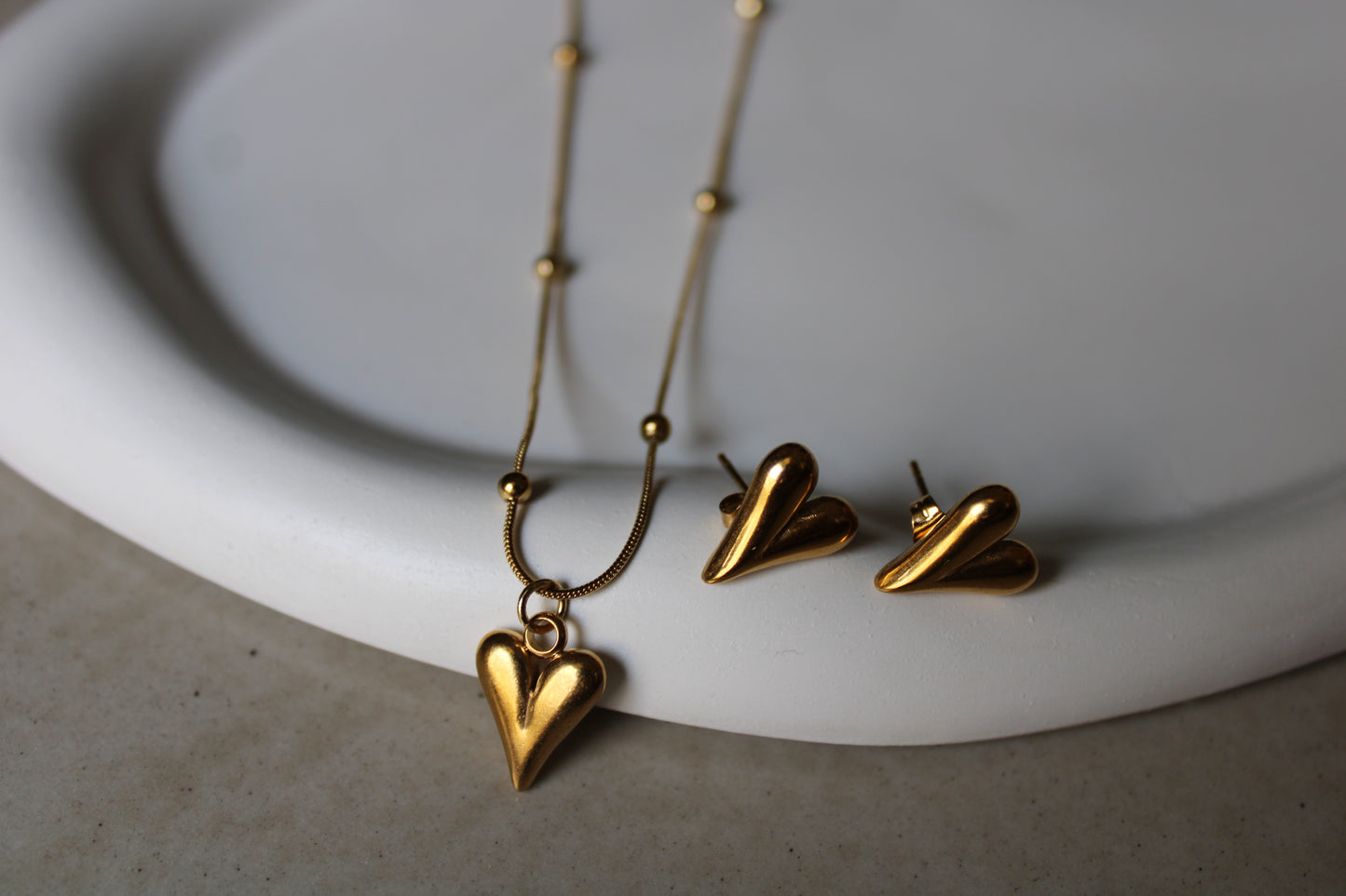 Velvet Heart Stainless Steel Combo