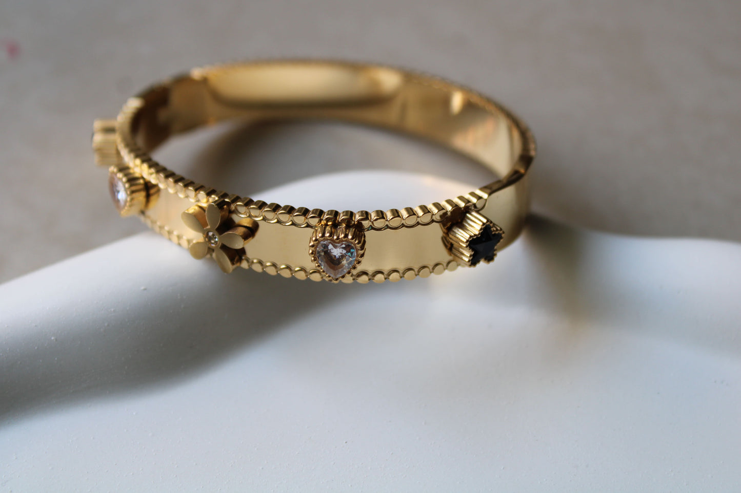 Trio of Grace Stainless Steel Bracelet
