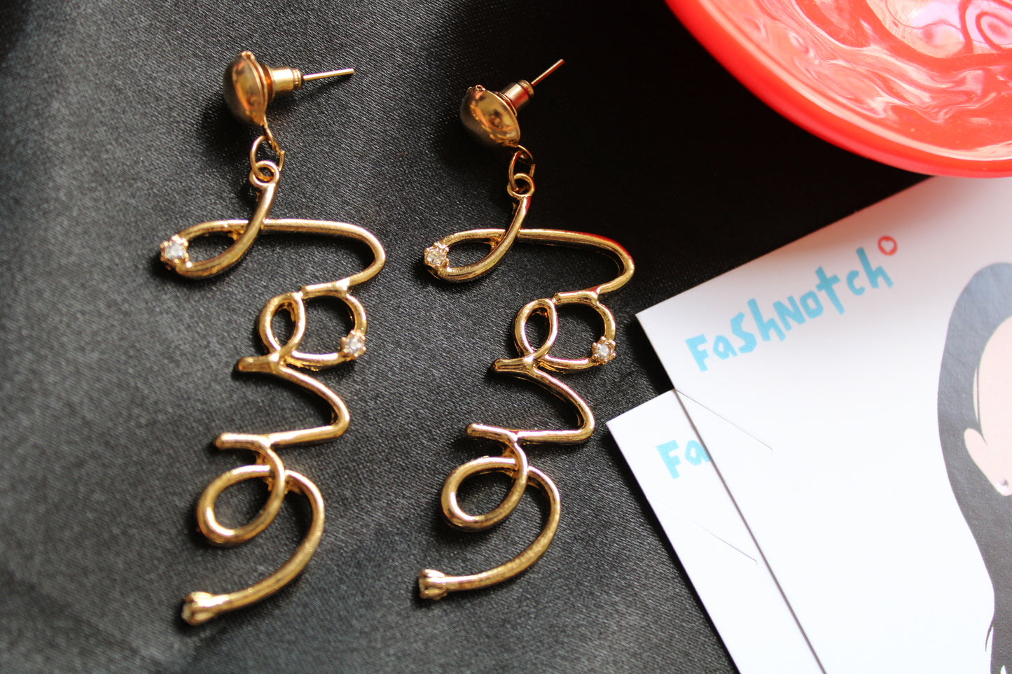 Gold Statement Earrings