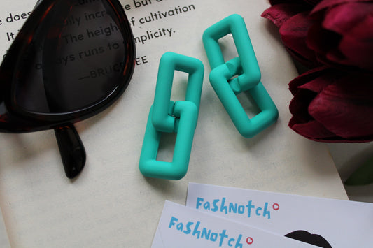 Acrylic Dual Link Earrings