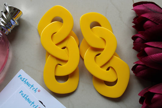 Statement Link Earrings