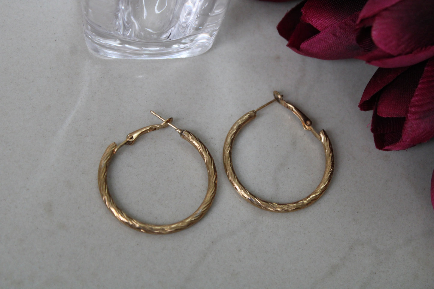 Classic Gold Hoops