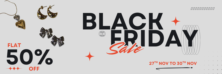Black Friday Sale - Flat 50% off on waterproof jewellery