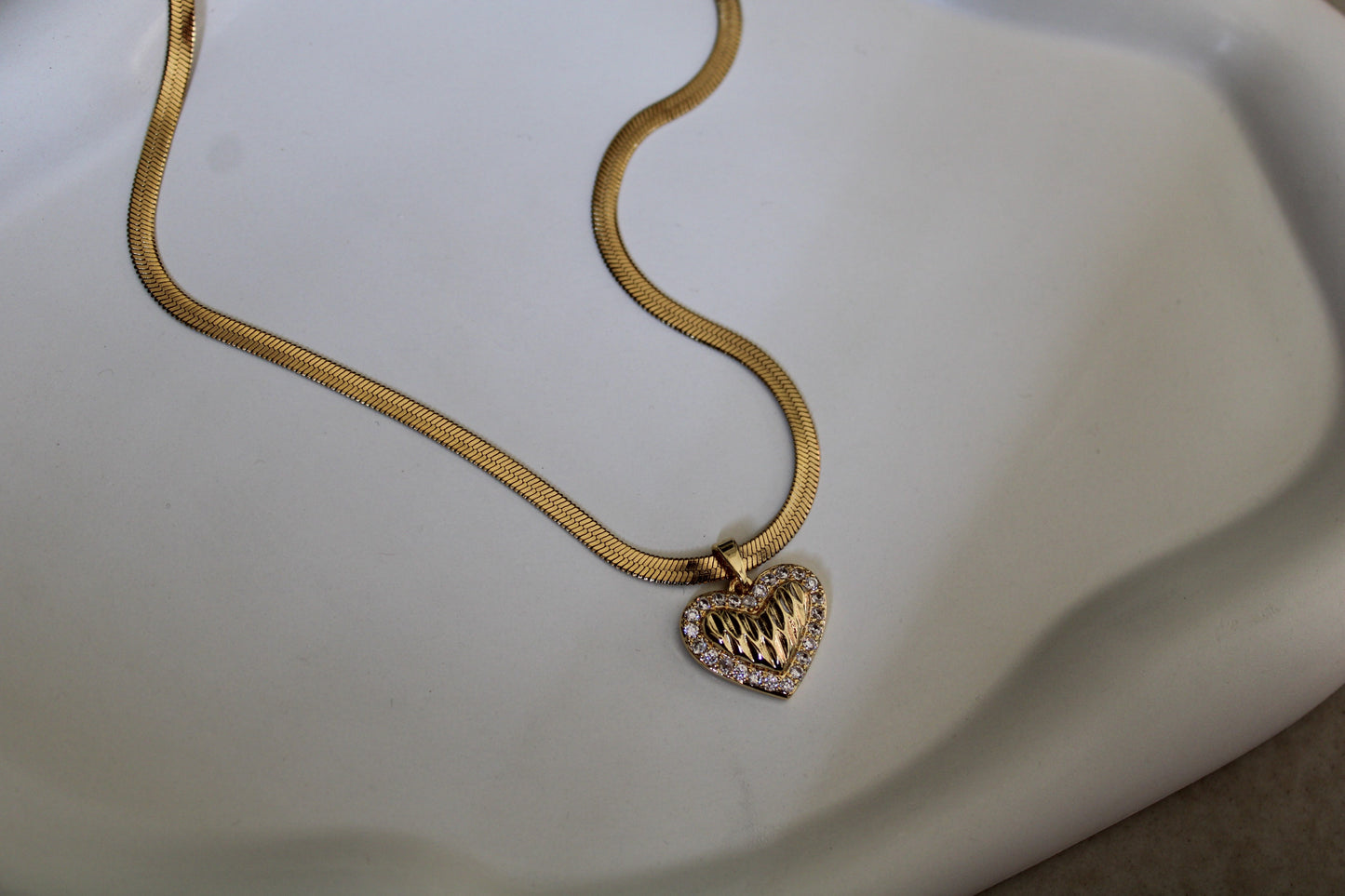 Queen of Hearts Stainless Steel Necklace