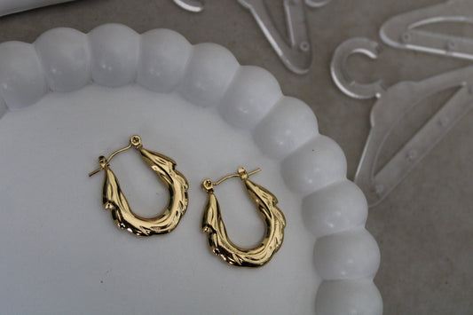 Rhea Stainless Steel Hoops