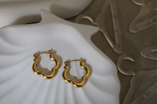 Calista Stainless Steel Hoops