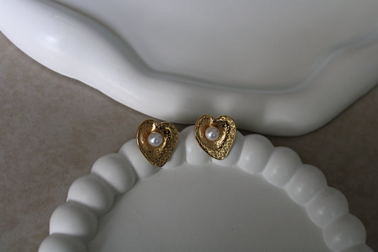 Evania Pearl Stainless Steel Studs
