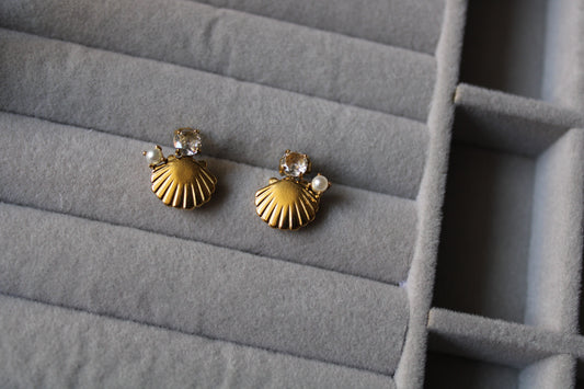 Ocean Whispers Stainless Steel Studs
