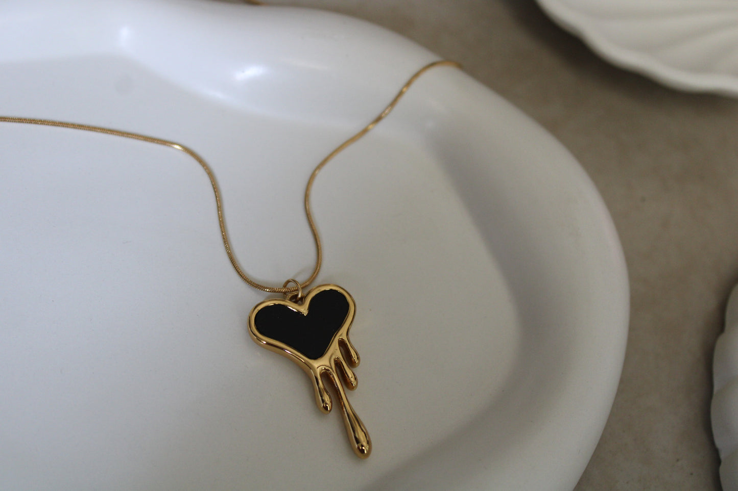 Molten Luxe Stainless Steel Necklace