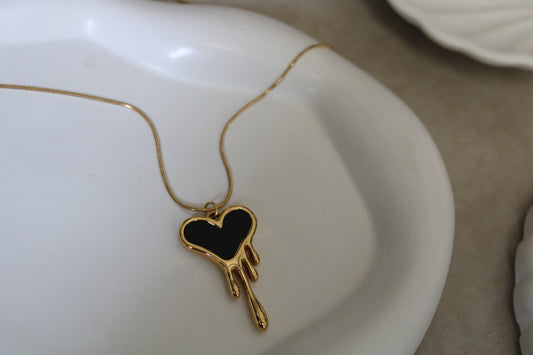 Molten Luxe Stainless Steel Necklace