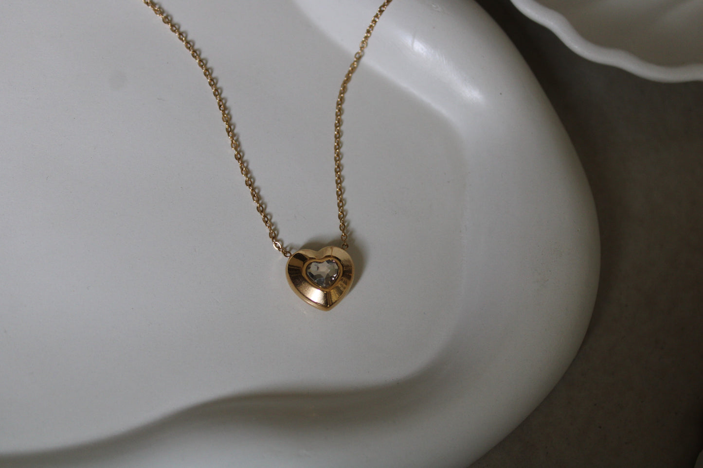 Rich Heart Stainless Steel Necklace
