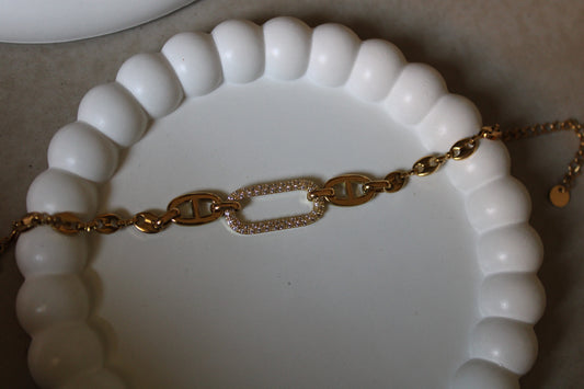 Eternity Stainless Steel Glam Bracelet