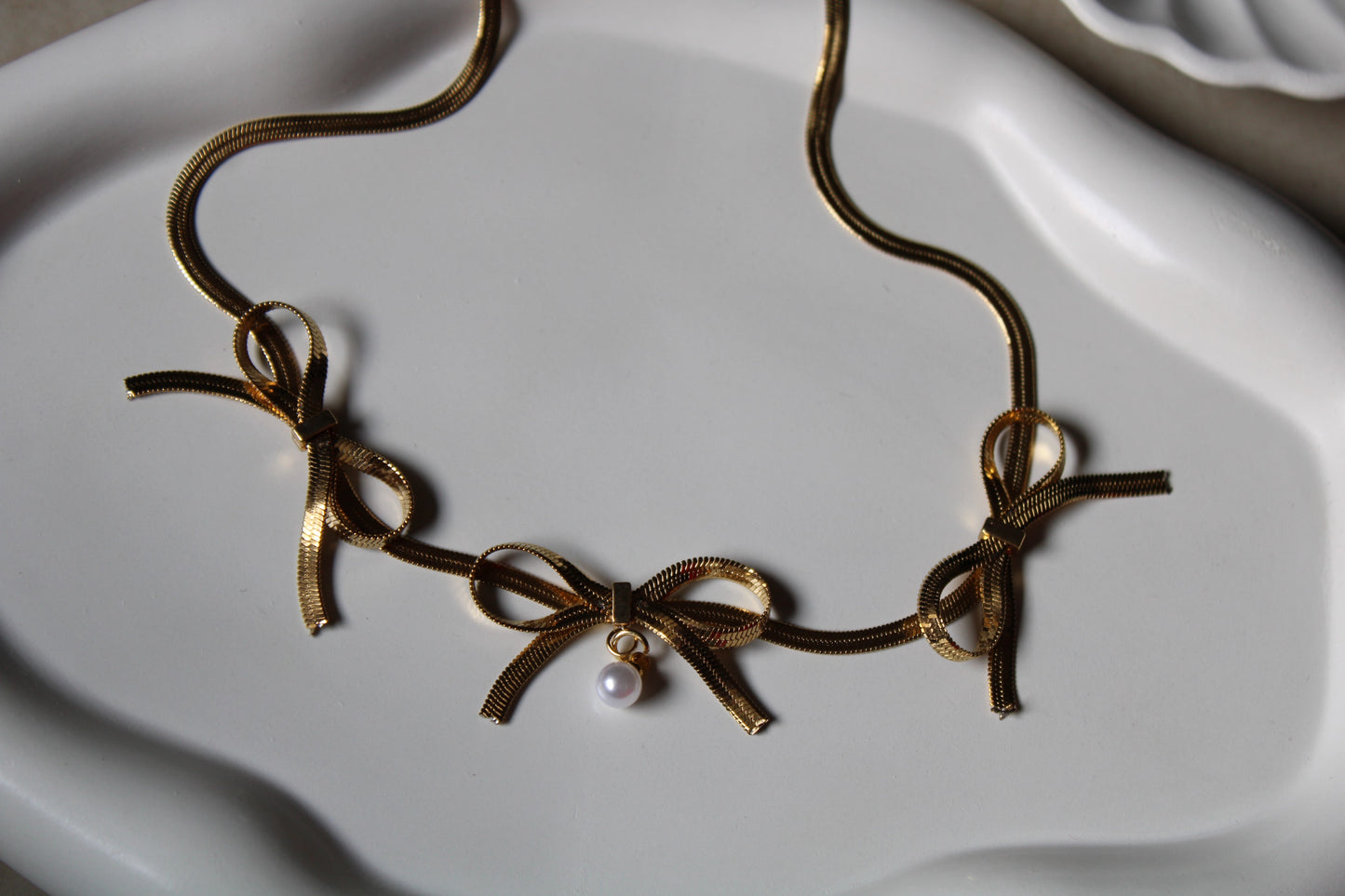 Coquette Stainless Steel Necklace