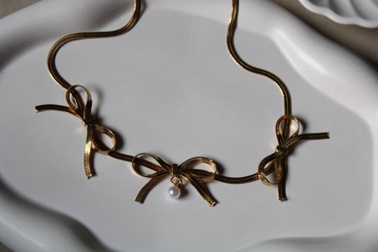 Coquette Stainless Steel Necklace