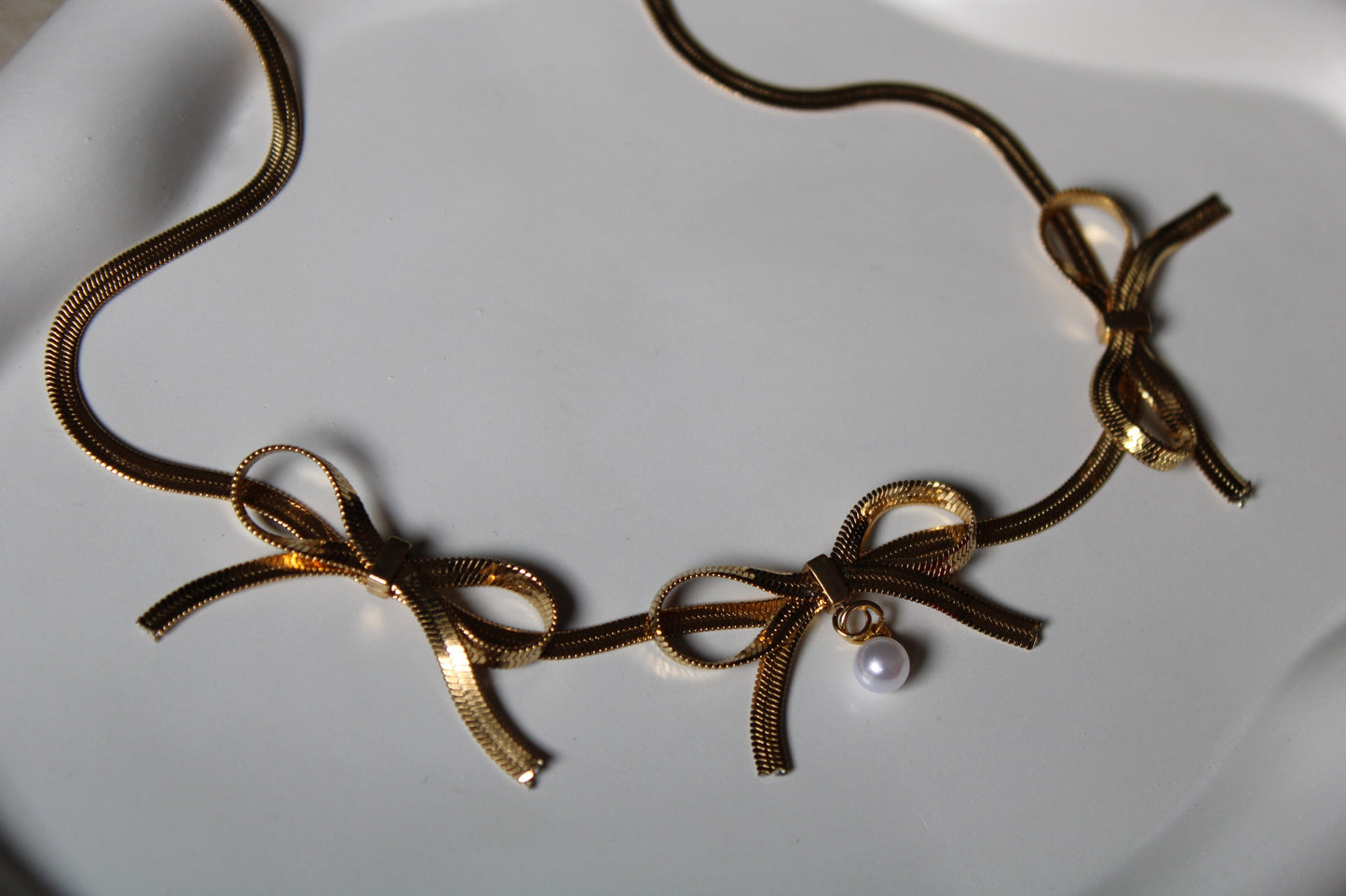 Coquette Stainless Steel Necklace