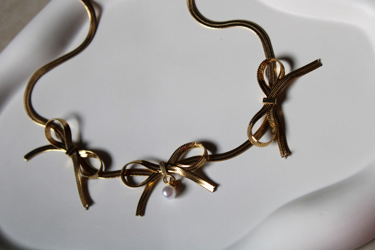 Coquette Stainless Steel Necklace
